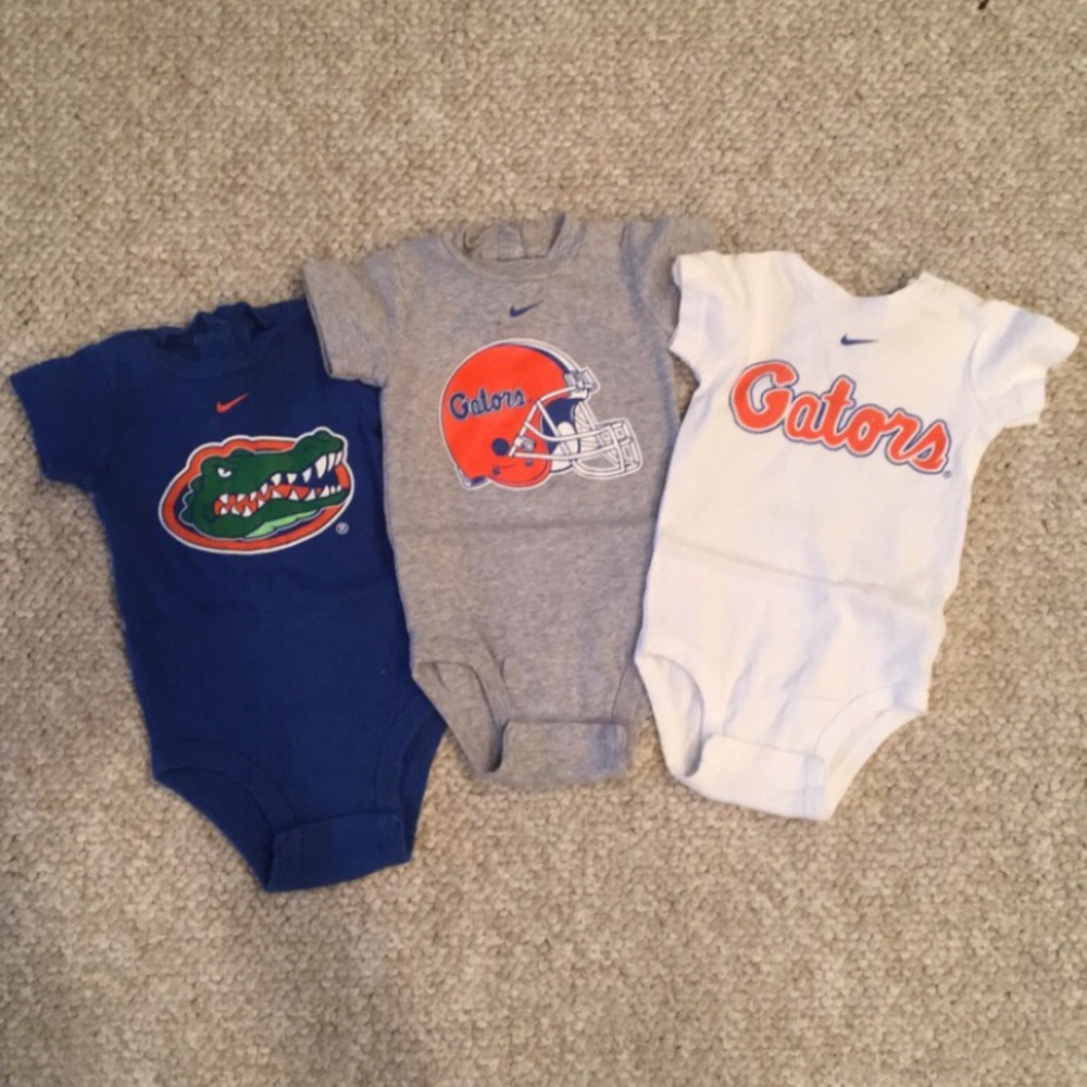 Florida Gator Nike Onesie Set